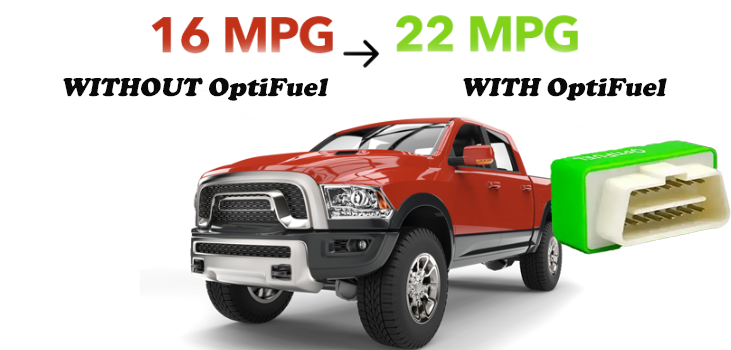 with and without OptiFuel